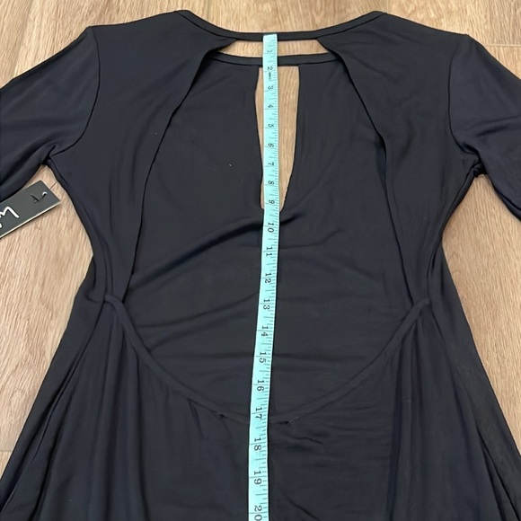 NWT Lulus Cutout Hole Little Black Mini Dress Fitted Bodycon, Size Large, Party - Picture 13 of 16